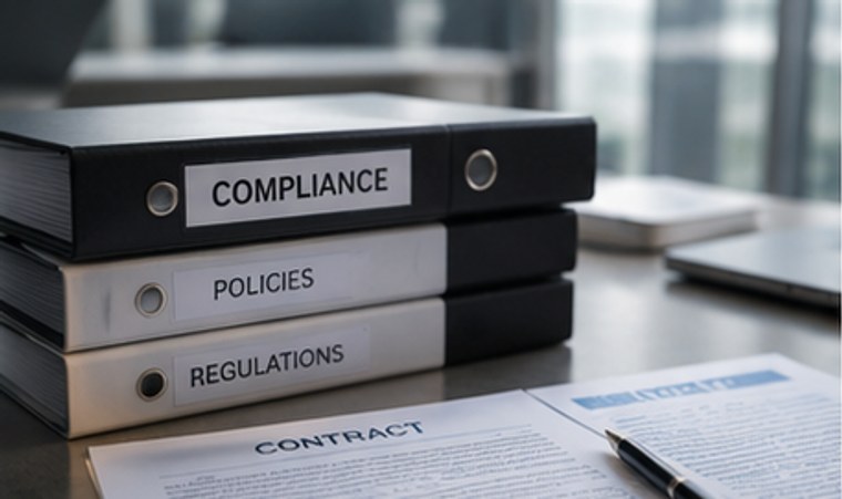 Compliance — regulations, policies and contract documents